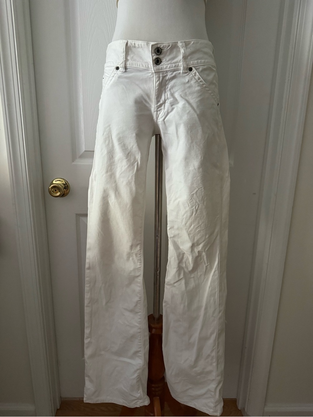 Hudson Jeans White Boot Cut Flare Pants
